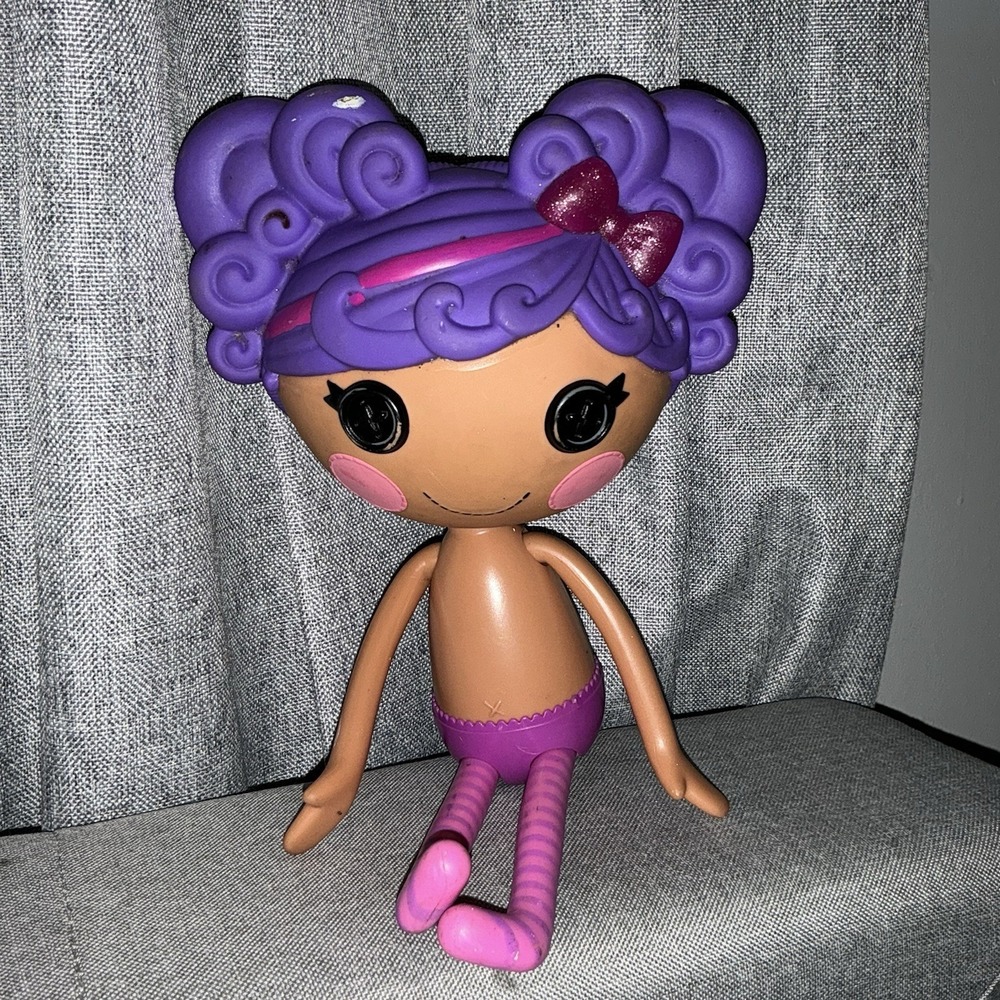 Lalaloopsy Storm E. Sky Doll MGA 2020 Purple Hair No Outfit 12"